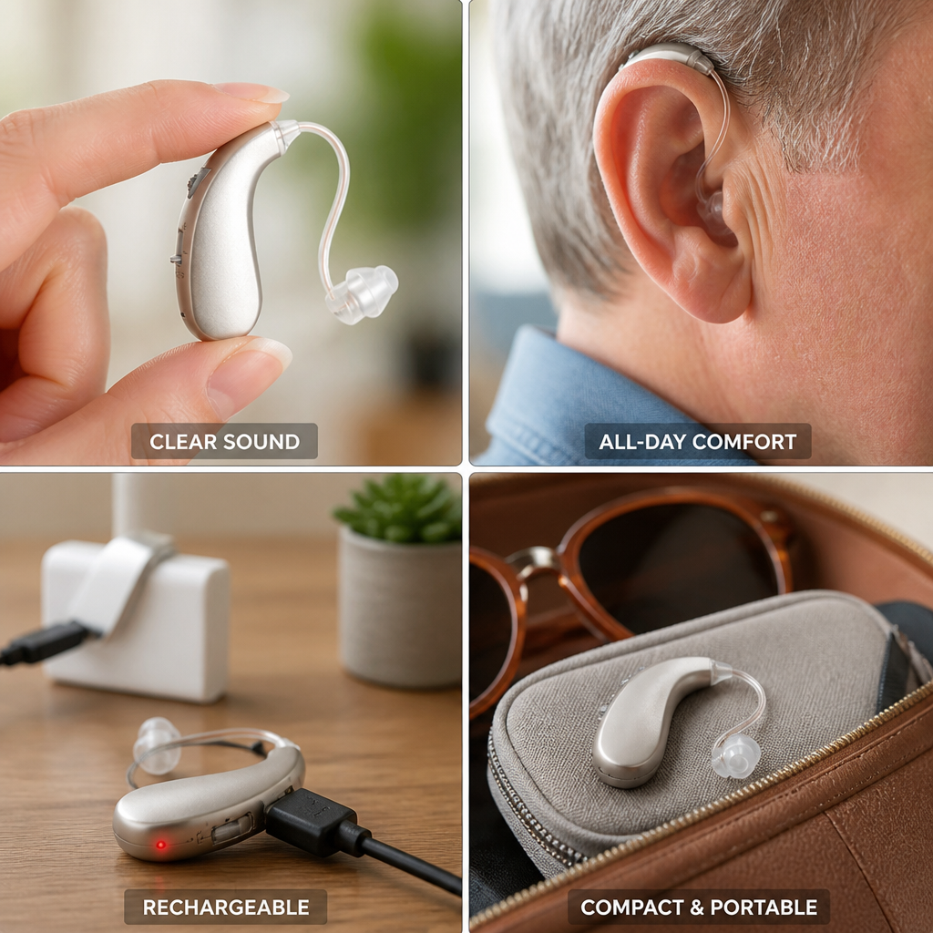 Rechargeable Digital Clear Sound Hearing Aid