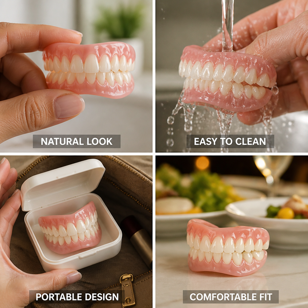 Removable Natural-Looking Decorative Teeth