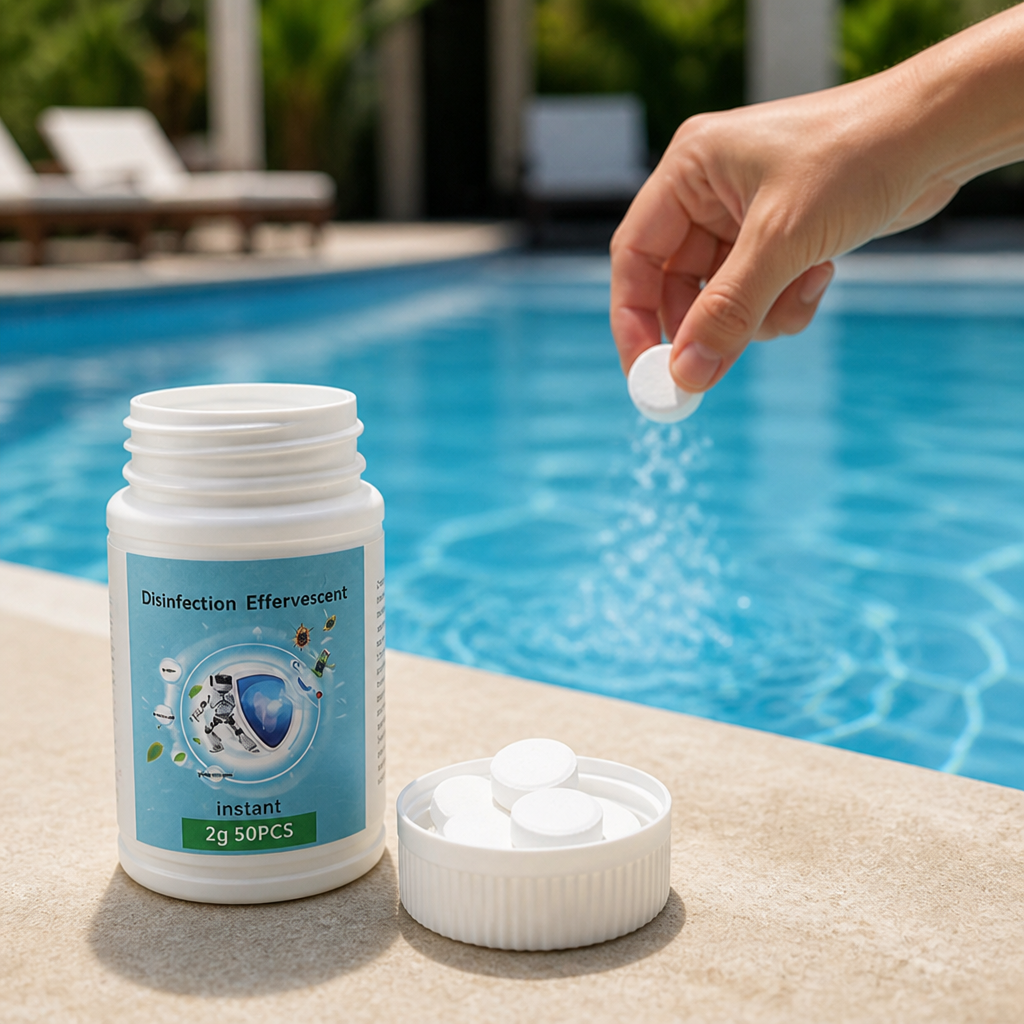 Sunlight-Stabilized Fast-Dissolving Chlorine Tablets (50-Pack)