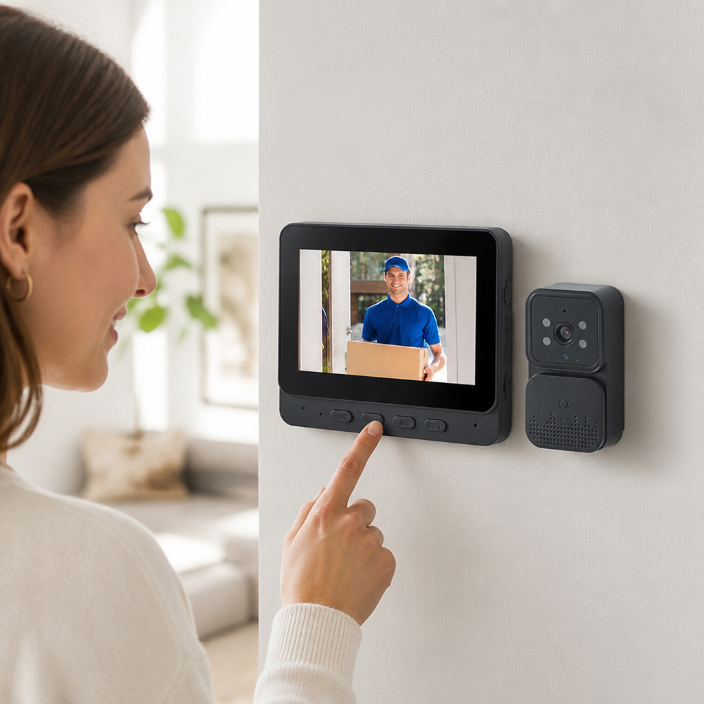 SecureSight™ — Take Instant Control with Sharp, Night-Ready Front Door Security