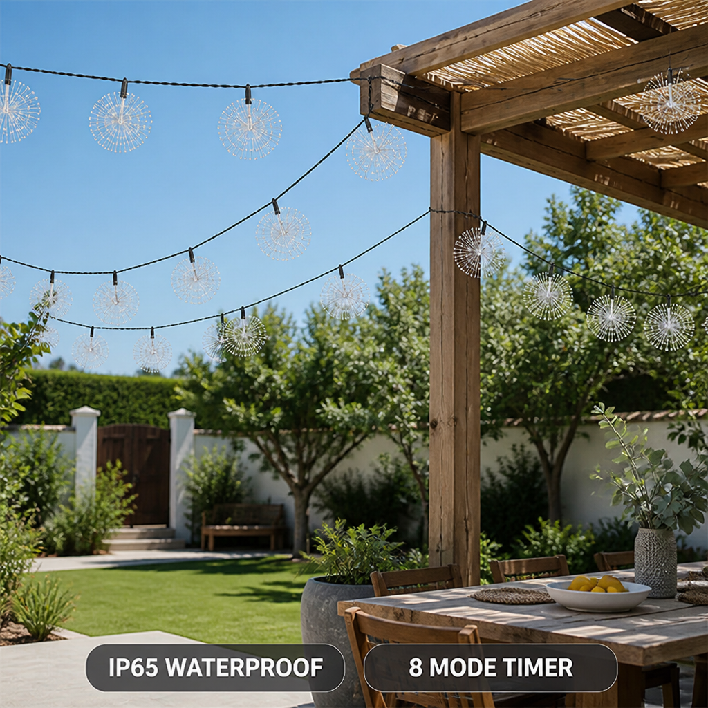 LumiFlicker™ Solar Fireworks Lights — Turn Your Nights Into Effortless, All-Weather Magic That Dazzles Every Eye