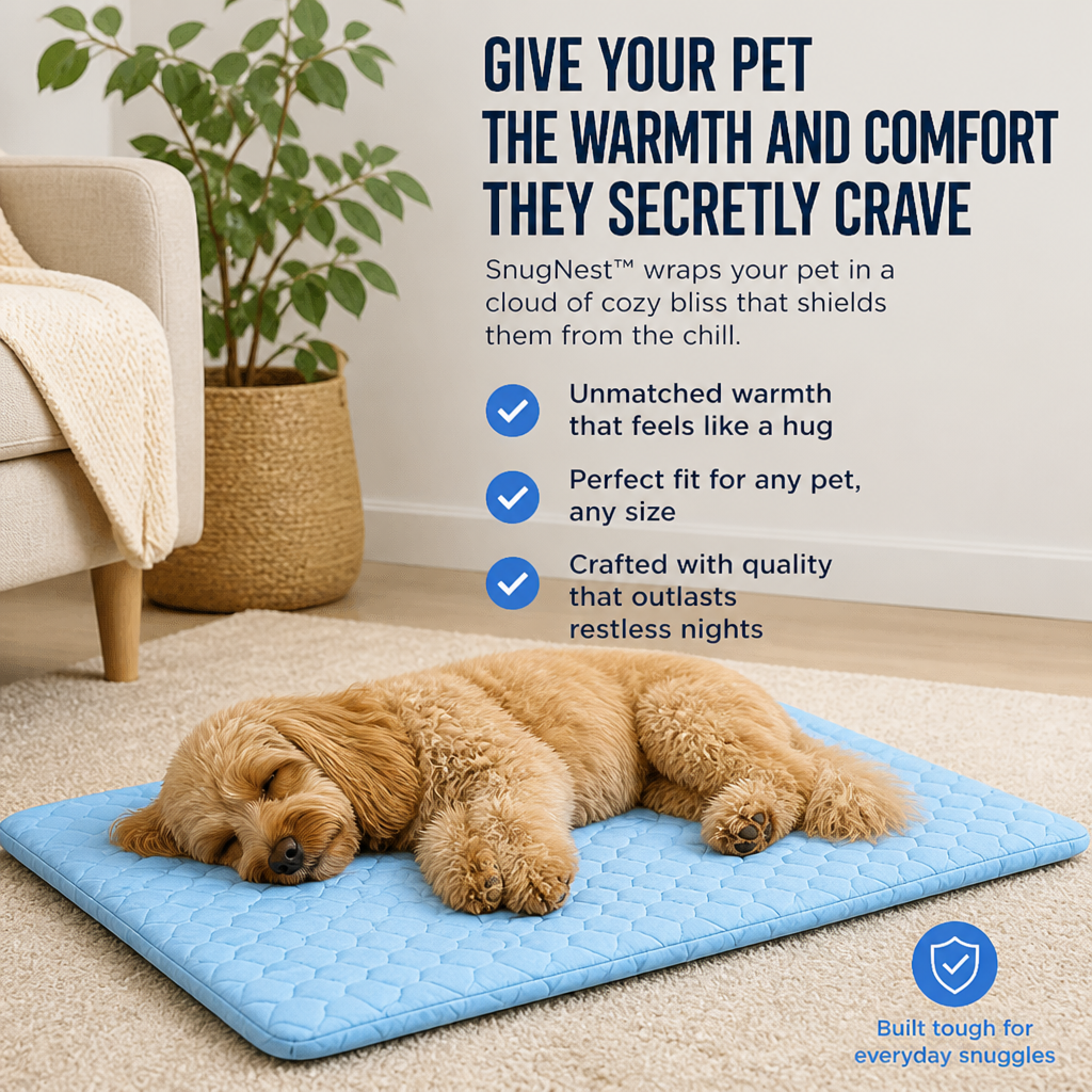 SnugNest™ — The cozy sanctuary that turns cold floors into a warm hug your pet will never want to leave