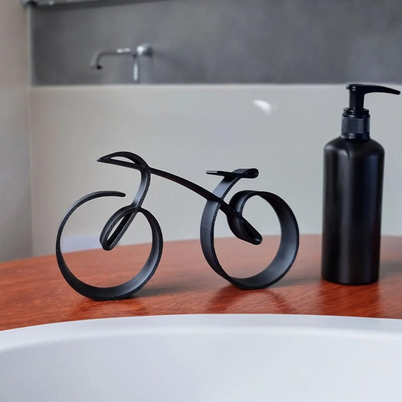 Iron Bicycle Figurine – Minimalist Home Decor