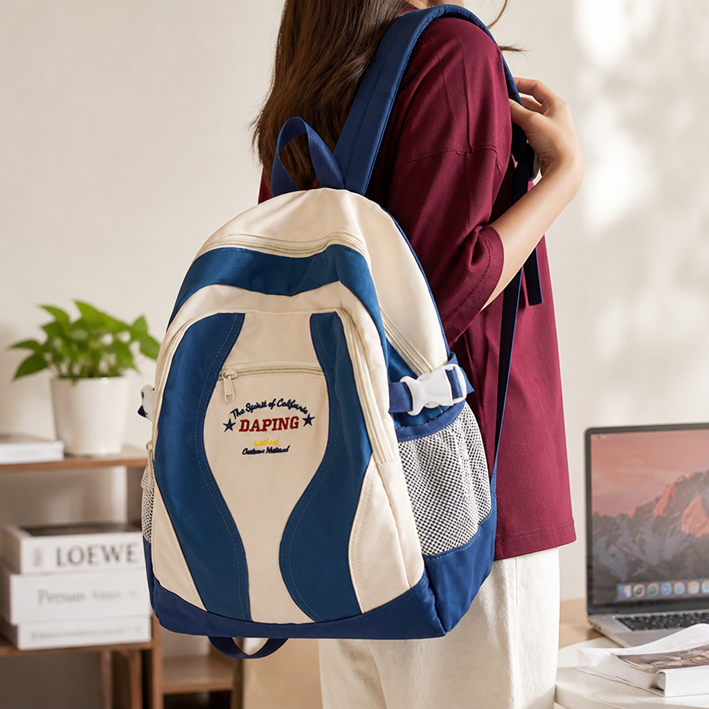 Large Capacity Multi-Compartment Travel Backpack