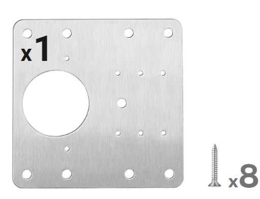 Kitchen Cabinet Hinge Plate Kit