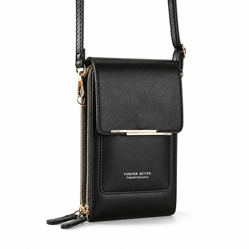 Touchscreen Rear-Pocket Convertible Crossbody Phone Bag