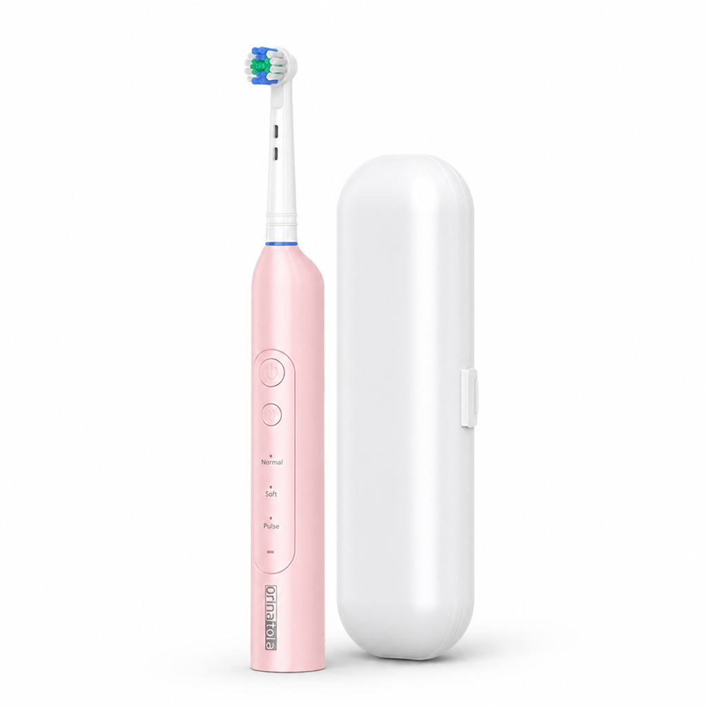 Multi-Mode Electric Toothbrush with USB-C Charging – Interchangeable Brush Heads