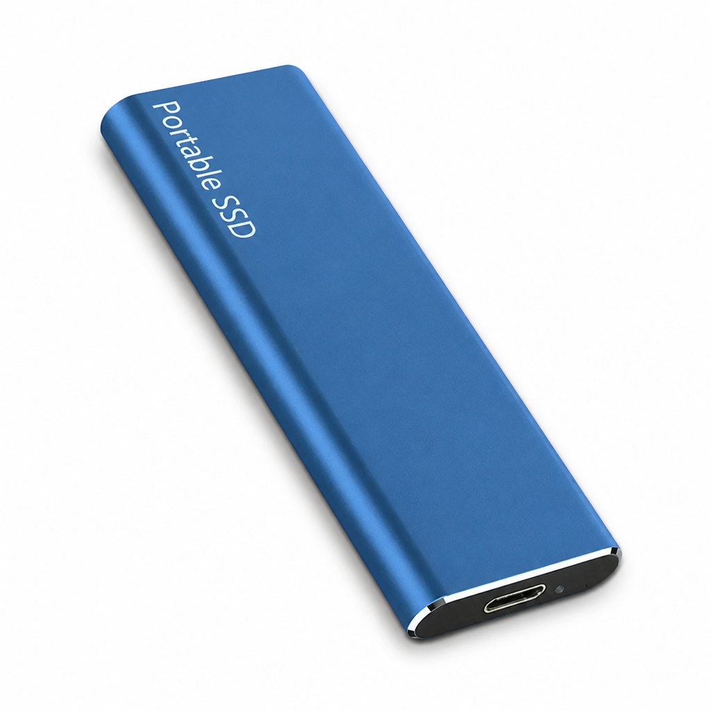 Portable 4TB USB-C Metal External Hard Drive