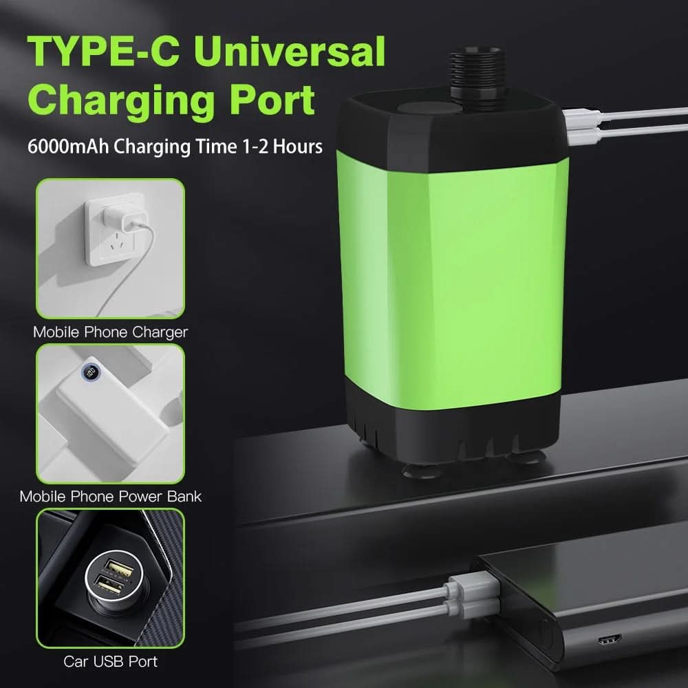 Digital Display Portable Shower Pump for Camping