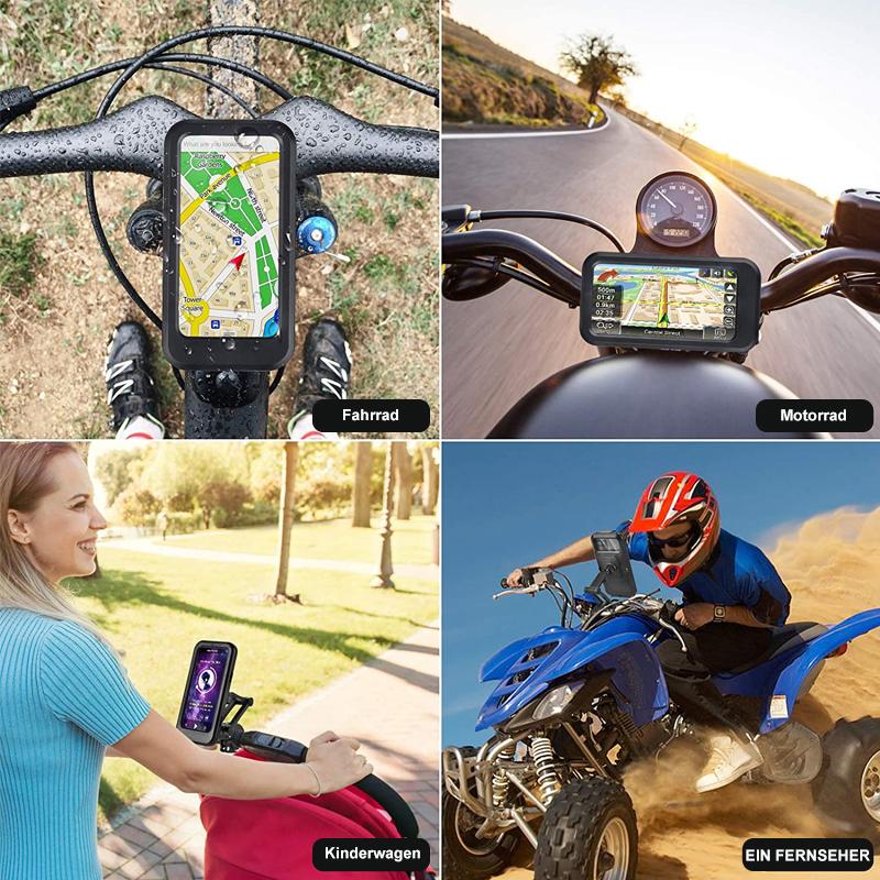 Wireless Charging Bicycle Phone Mount – Waterproof Design