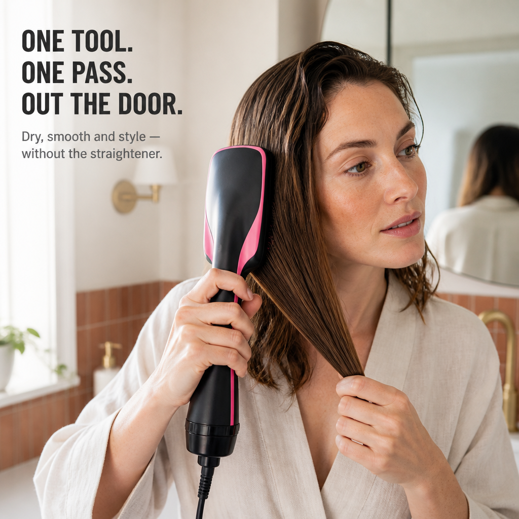 VeloSmooth™ — Slash Your Morning Hair Routine to One Tool, One Stroke