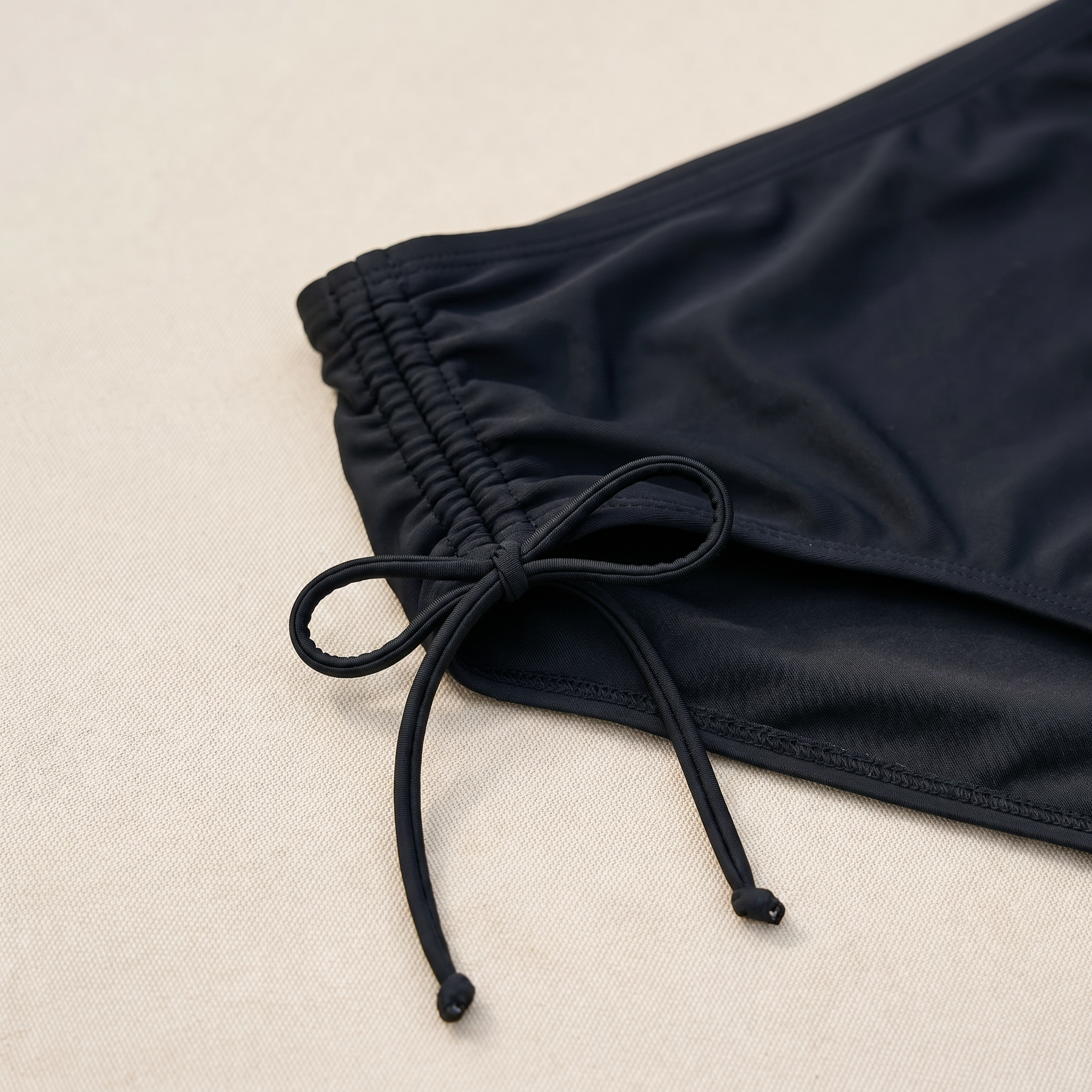 LunaSeam™ – Halter Bikini Set with High Waist and Woven Chevron Band