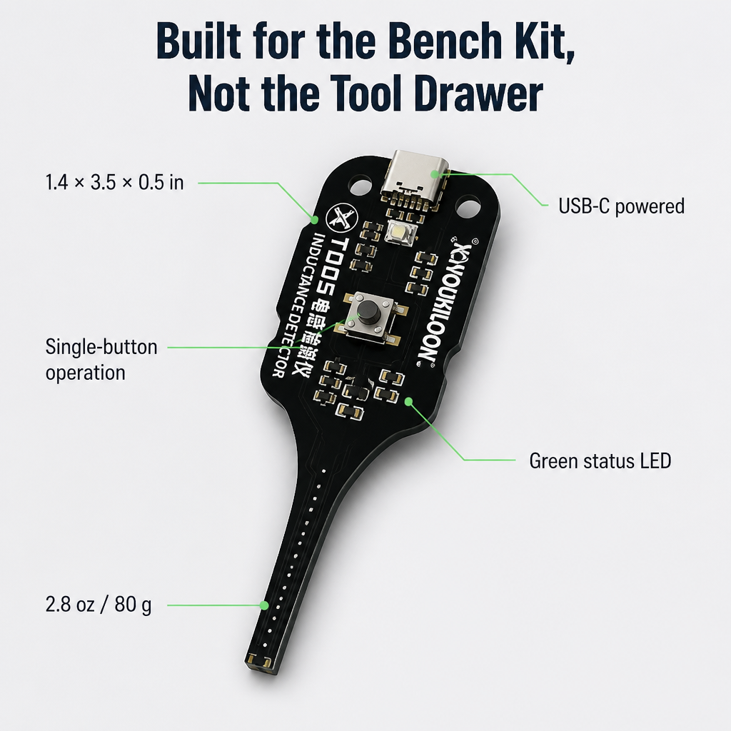CircuitSense™ — Detect Dead Inductors Instantly Without Touching a Soldering Iron