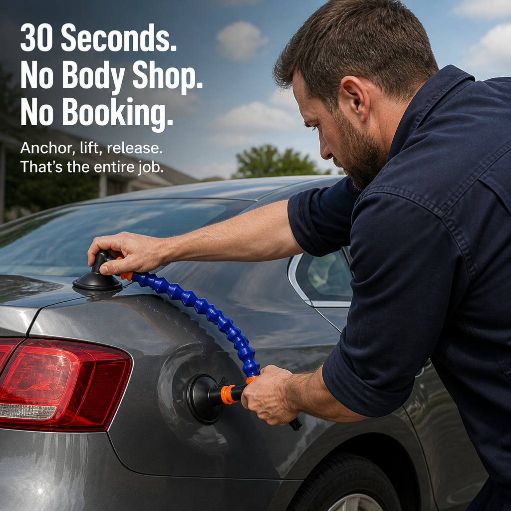 DentEasePro™ — Pop Out Parking-Lot Dents from Your Car in Less Than a Minute