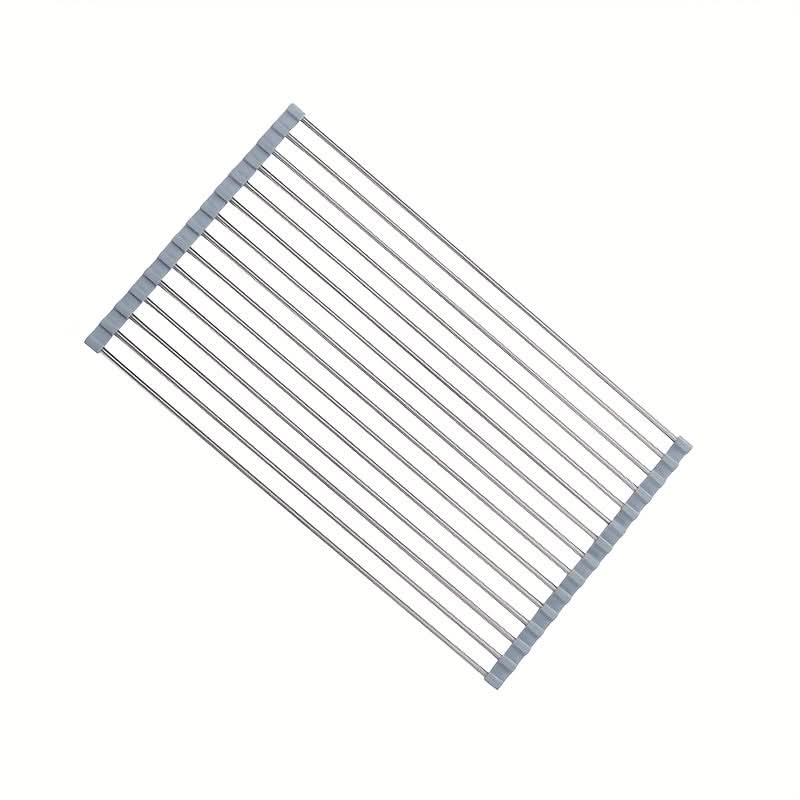Collapsible Stainless Steel Dish Drainer Rack