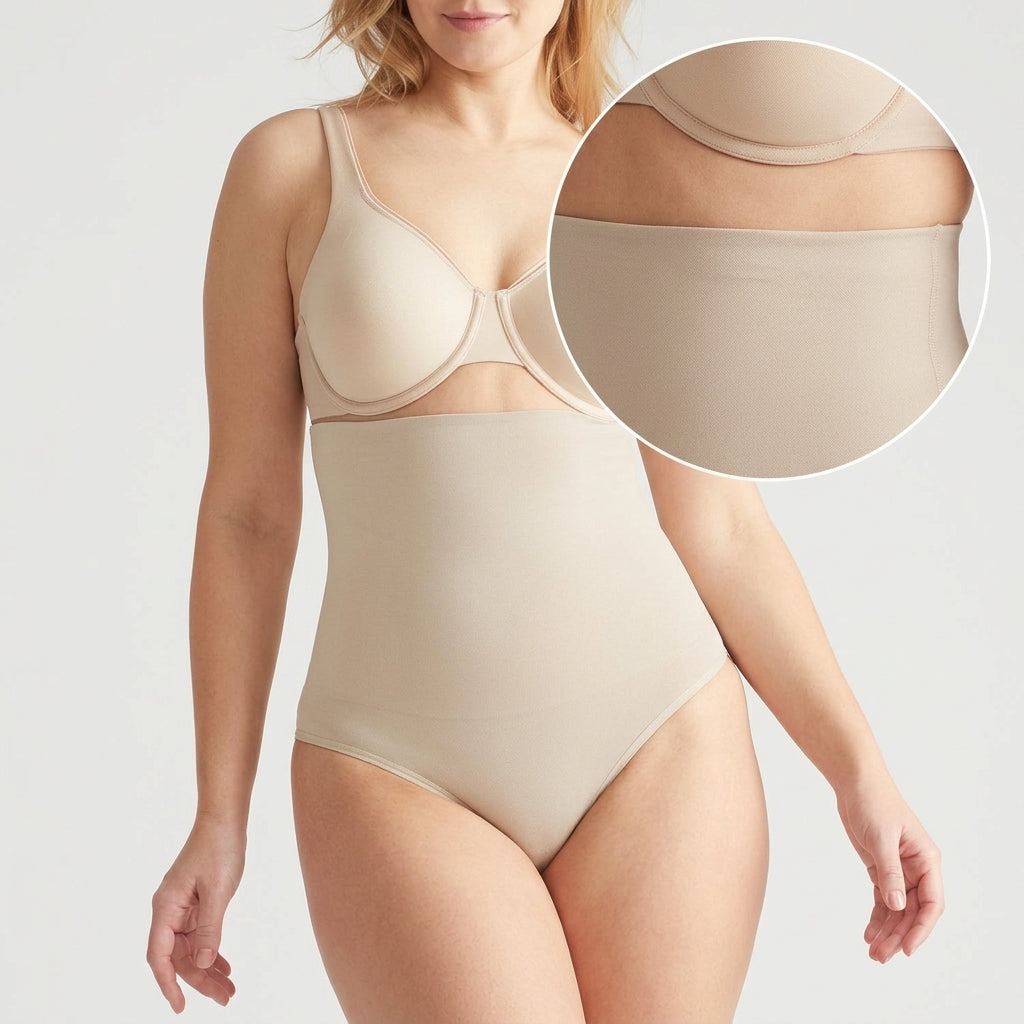 CurveCommand™ – High-Waisted Seamless Tummy-Control Shaping Brief