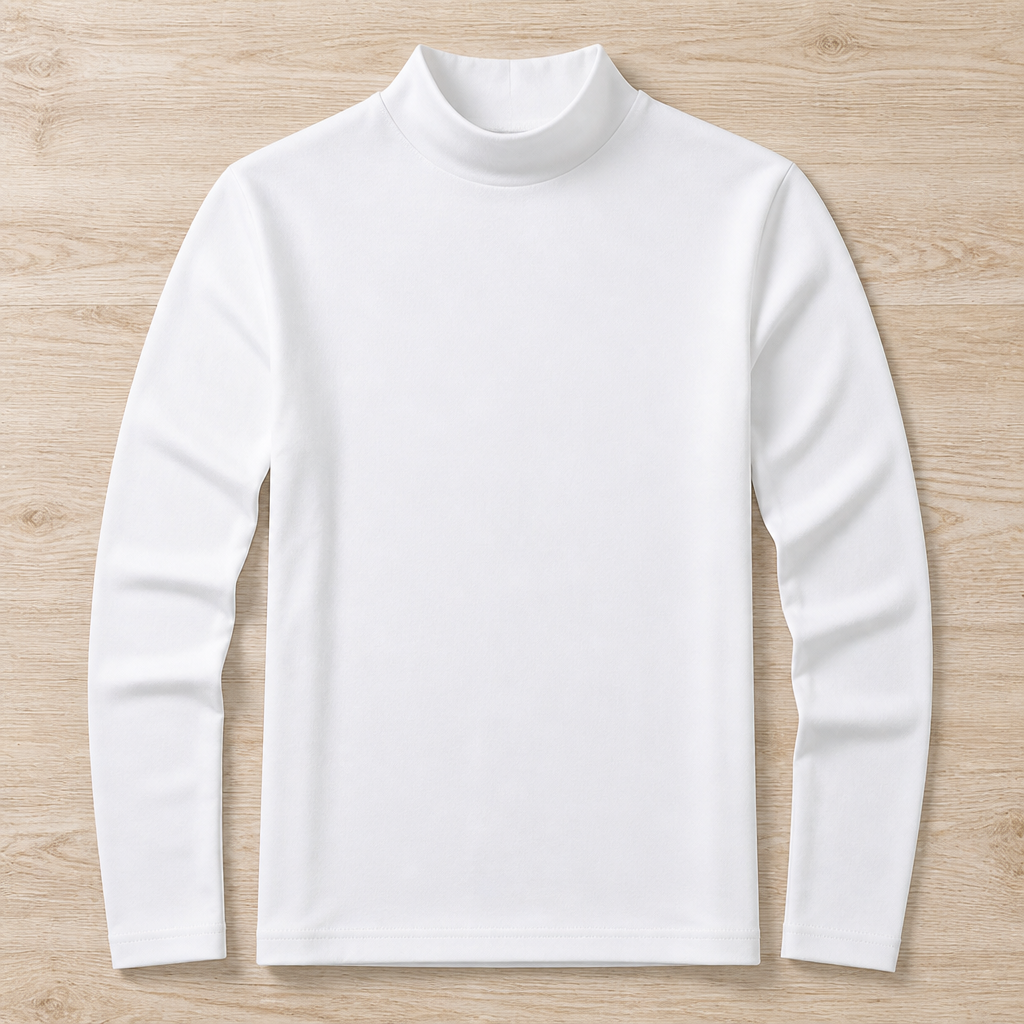 VeroEdge™ Slim Fit Long Sleeve High-Neck Shirt — Own Every Room with Unmatched Confidence and Comfort