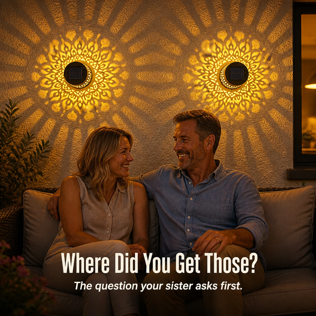 LumiMyst™ — Project Hand-Cut Mandala Light onto Your Patio Walls Every Night