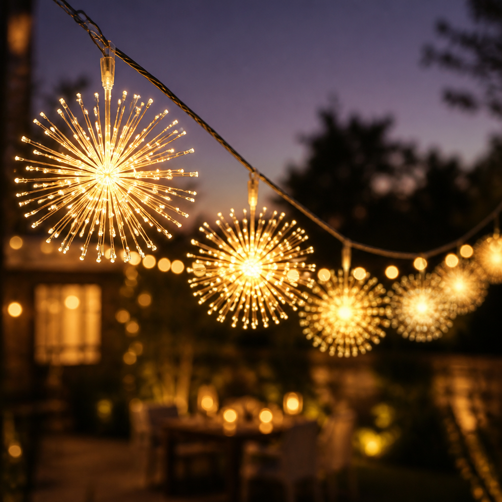 LumiFlicker™ Solar Fireworks Lights — Turn Your Nights Into Effortless, All-Weather Magic That Dazzles Every Eye