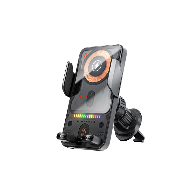 Smartphone Car Mount with Wireless Charging Capability