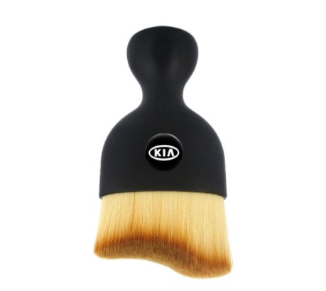 Set of 2 Soft Bristle Brushes for Car Interior Cleaning