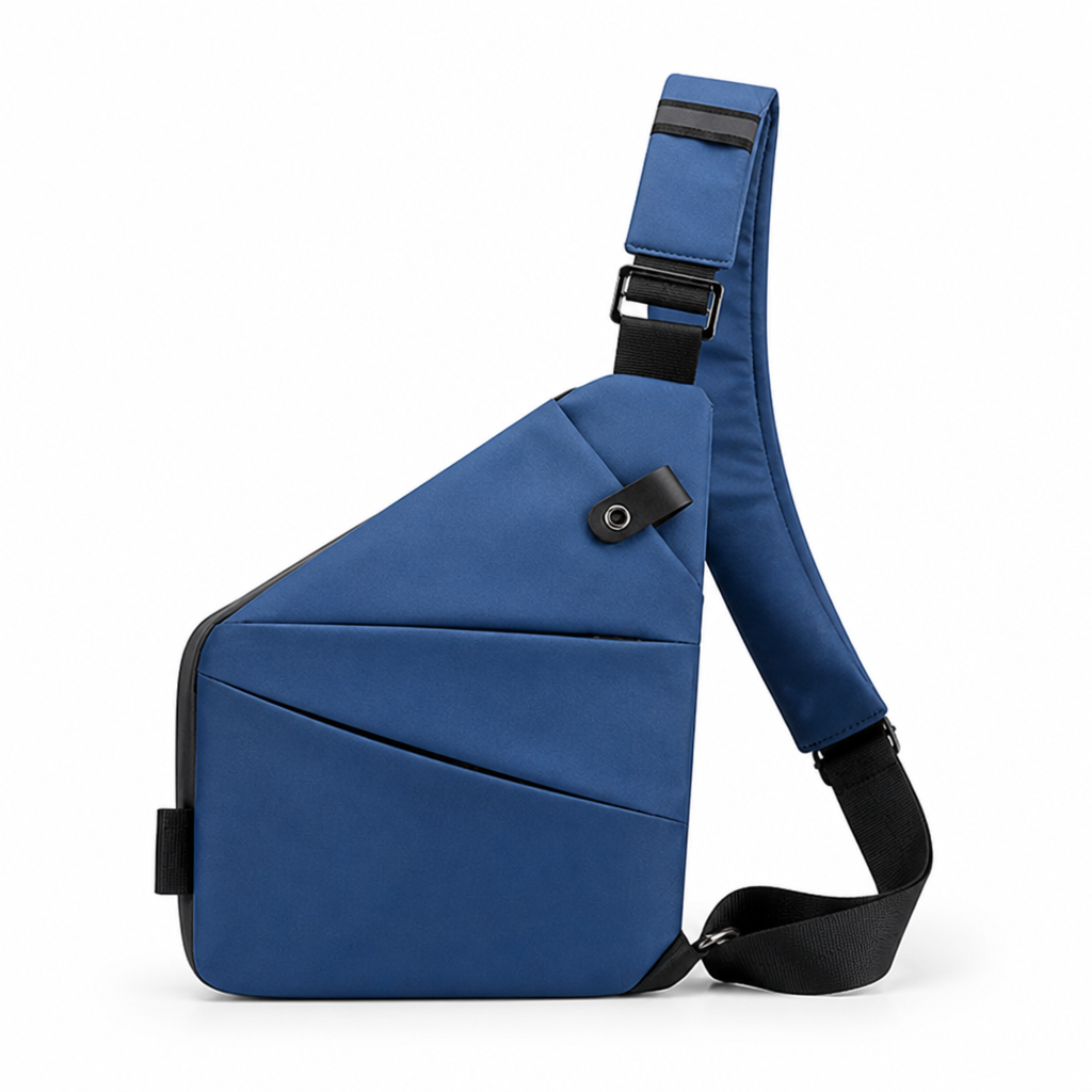 Cut-Resistant Strap & RFID-Blocking Pocket Crossbody Bag