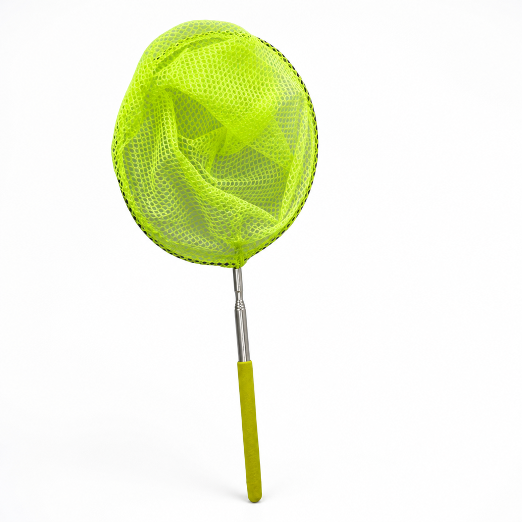 Telescopic Aluminum Fine Mesh Pool Skimmer (Adjustable 50-81 cm)