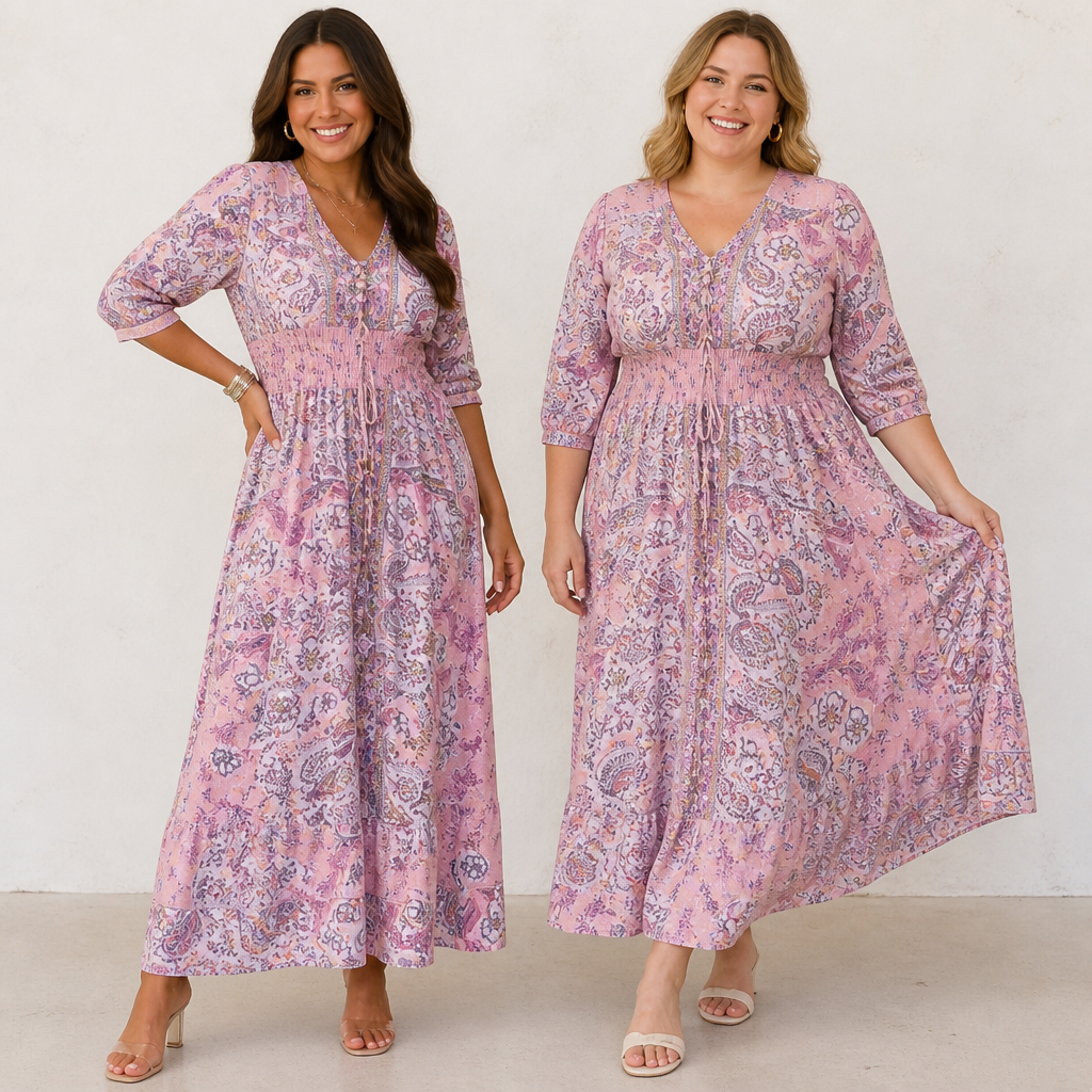 LumaBella™ Floral Dress — Feel Radiant and Cool All Summer Long