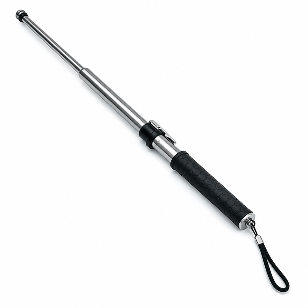 Auto-Unfold Aluminum Self-Defense Trekking Pole