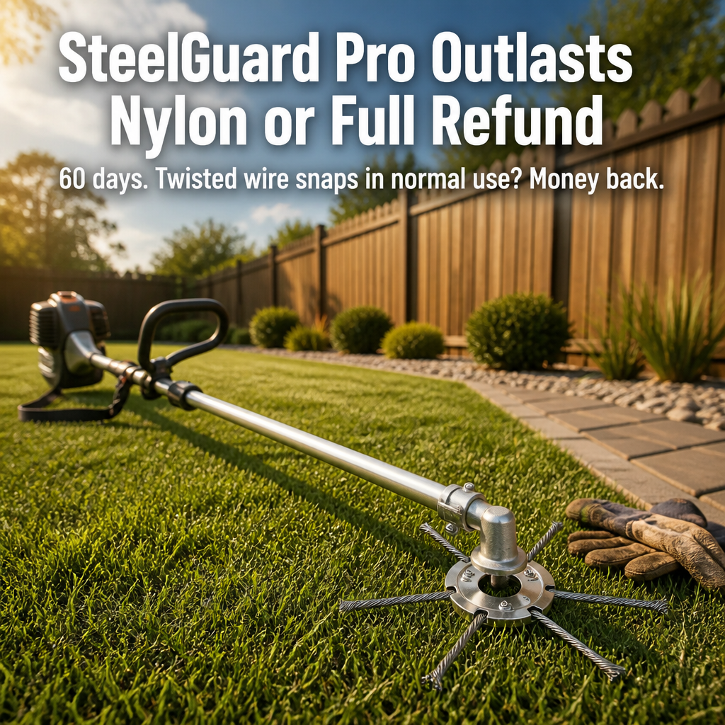 SteelGuard Pro™ — Swap Snapping Nylon for Twisted Steel That Never Breaks | 2-Pack