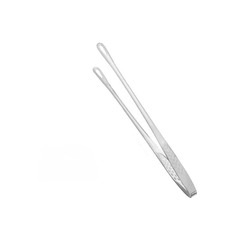 Long Stainless Steel BBQ Tongs for Grilling