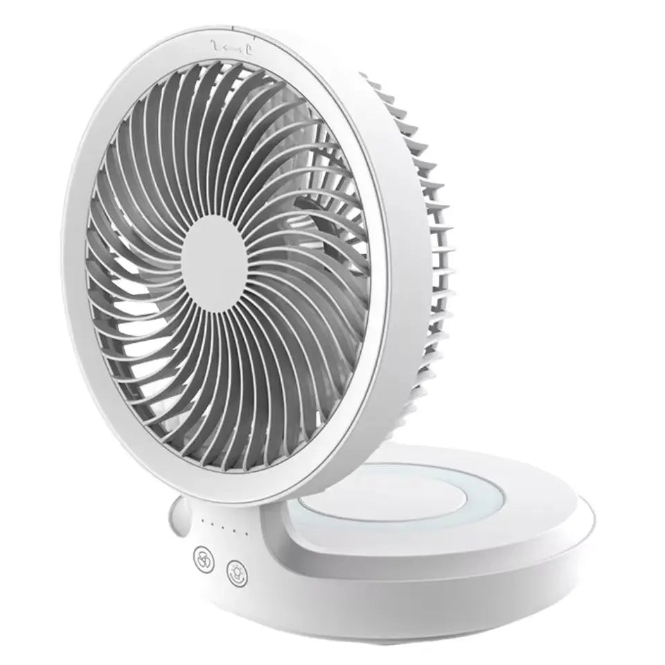 Adjustable Angle Wall-Mounted and Table Fan – Space-Saving Quiet Cooling for Home and Office