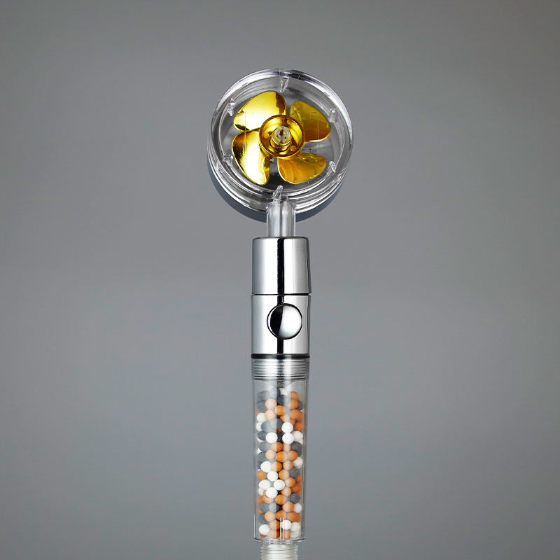 Handheld Shower Head with Water Filter and Massage Functions - High Pressure