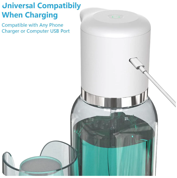 Touchless Oral Rinse Station - Automatic Mouthwash Dispenser for Bathroom