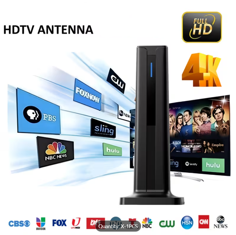 Indoor TV Antenna – Compact Design for Local HD Channels with Over-the-Air Reception