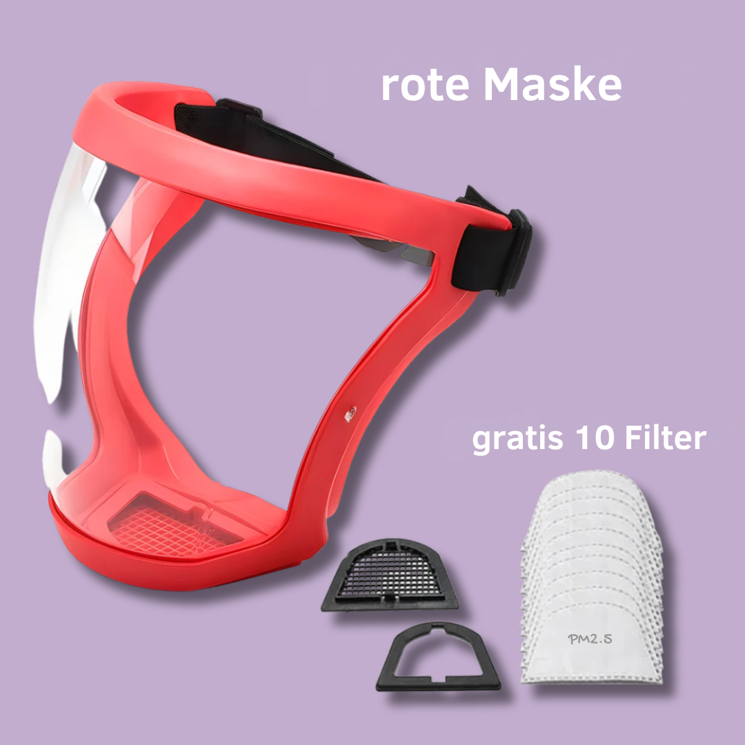 Waterproof Reusable Mask with HEPA Filter for Respiratory Protection