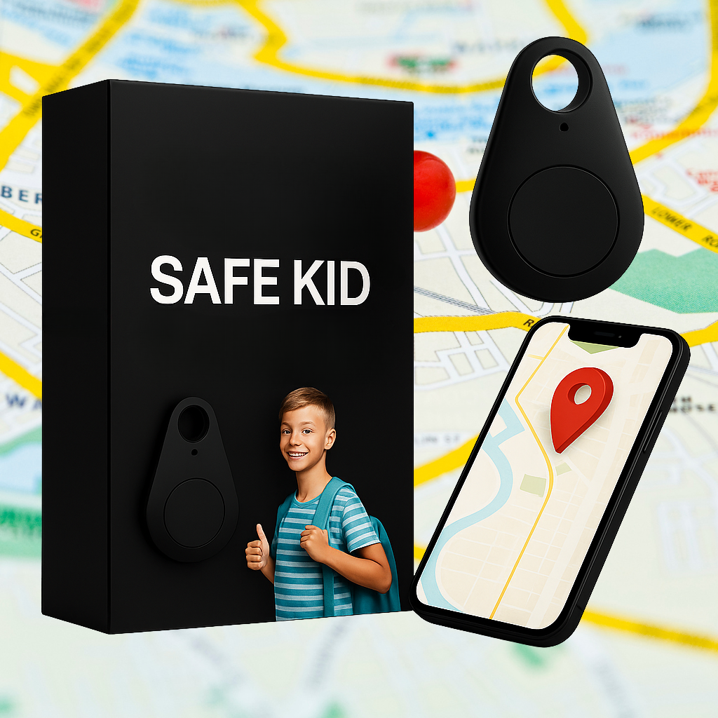 Child SafeGuard GPS Tracker with Live Tracking & Emergency Alerts