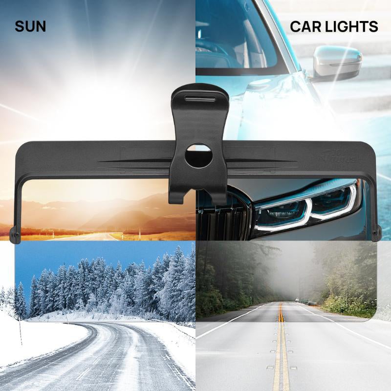 Polarized Glare-Reducing Sunshade for Cars