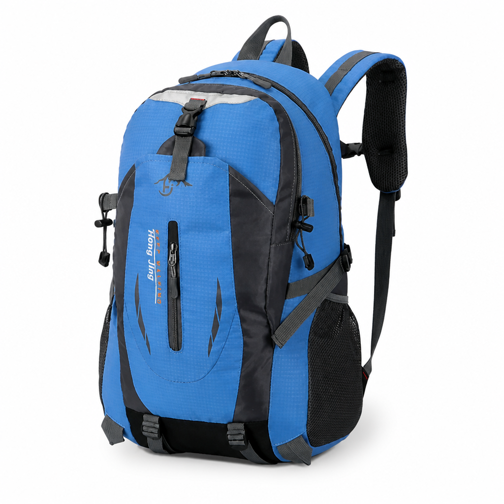 Water-Resistant Multi-Compartment Travel Backpack