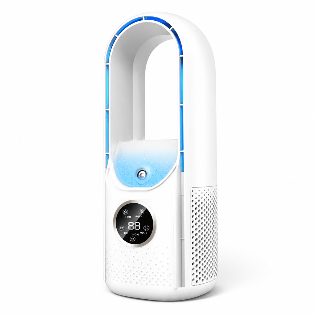 Bladeless Compact & Quiet Desk Air Cooler