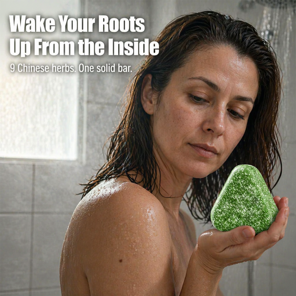 Verdanta™ Botanical Shampoo Bar — Halt Hair Drain & Fortify Roots Using Chinese Herbs