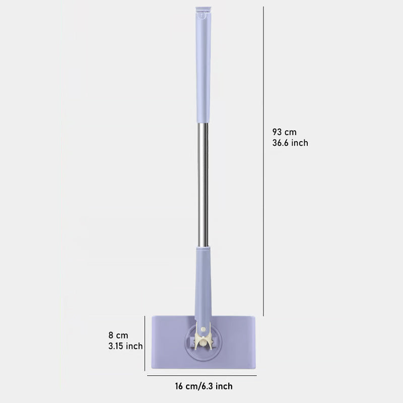 Floor Cleaner | 360° Swiveling Flat Mop Head | Touch-Free Pad Replacement | MopMate