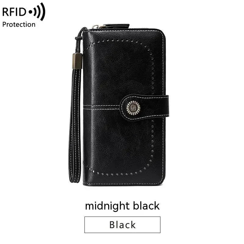 RFID Blocking Wallet for 24 Cards - Slim and Compact Design