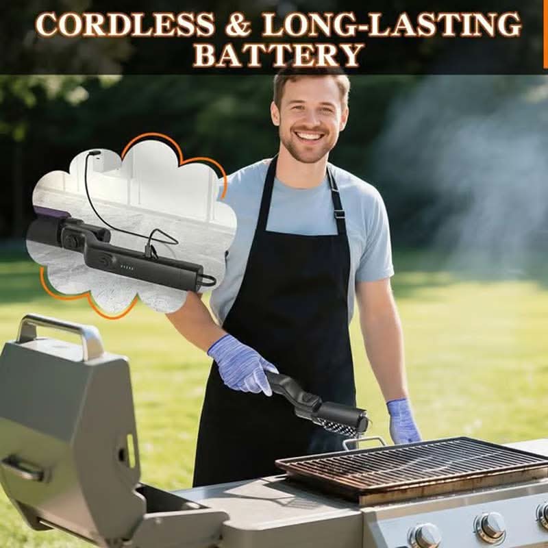 CharMight™ — Effortless Grill Cleaning That Saves Your Wrists and Restores the Shine
