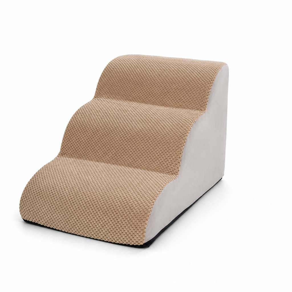 Orthopedic Non-Slip High-Density Foam Pet Stairs (Removable Washable Cover)