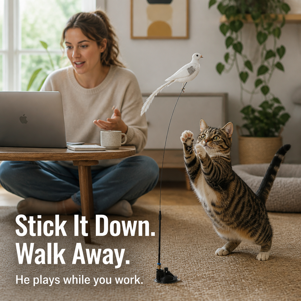 FeliFrenzy™ — Stick It On, Leave It Be, See Your Cat Chase for Hours