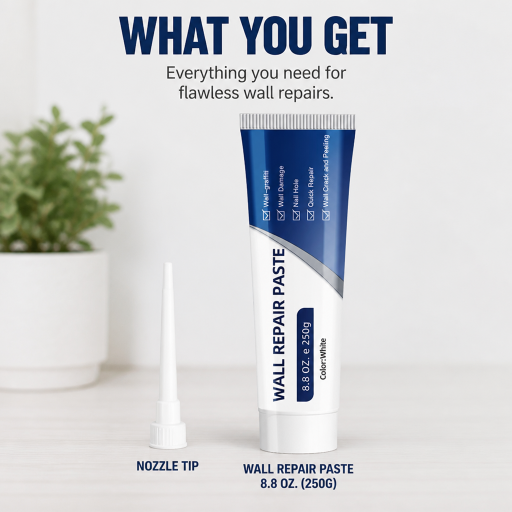 SilkFill™ — Patch Every Crack, Hole & Nail Mark in Minutes, No Mixing