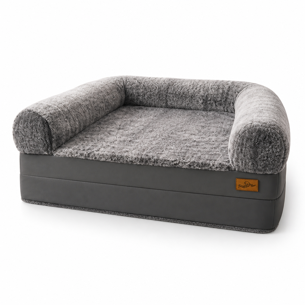Oversized Orthopedic Faux Fur Nap Bed (For Adults & Pets)