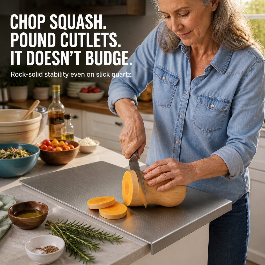 PureSteel™ — Attaches to Your Counter and Erases Bacteria in Seconds