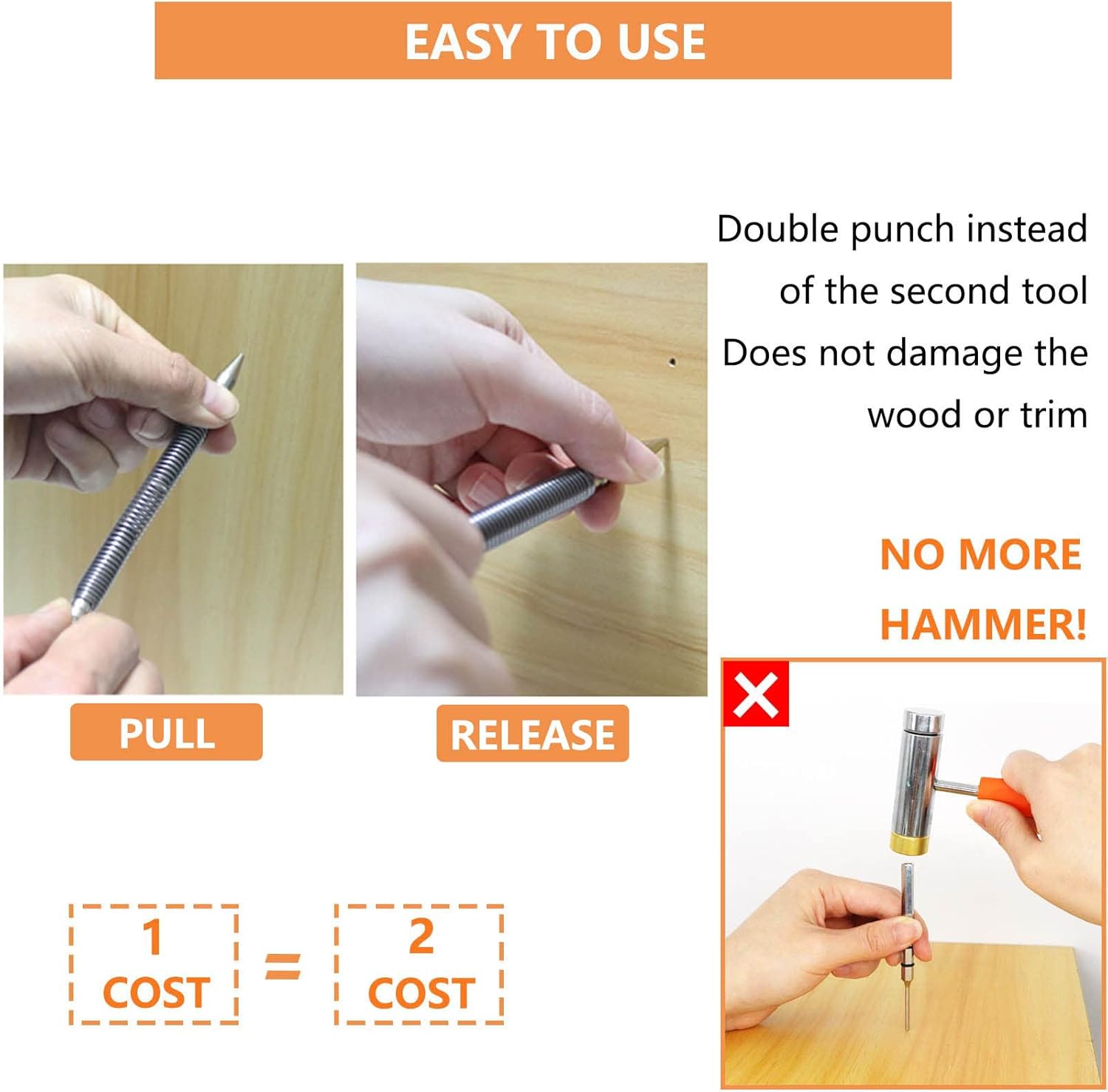 Grain Dispenser with Spring Mechanism – Includes 2 Interchangeable Tips